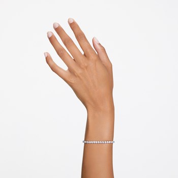 Bracelet Swarovski Matrix Tennis M_x000D_
placage argenté