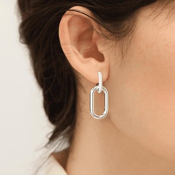 Boucles Les Georgettes Chaîne argentées 25mm
Collection Les Précieuses