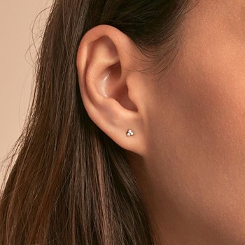 Piercing puce Agatha Minpunta argent oxydes