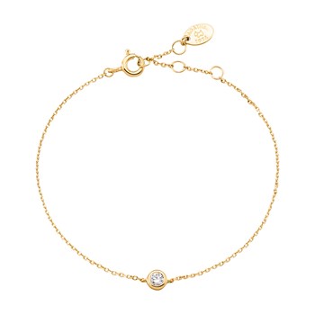 Bracelet Agatha en argent doré
Collection Brillant