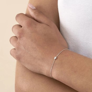 Bracelet souple Agatha en argent
Collection Brillant