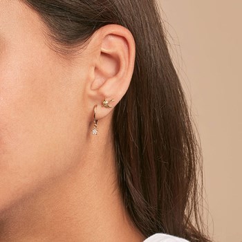 Piercing puce Agatha Birdy doré