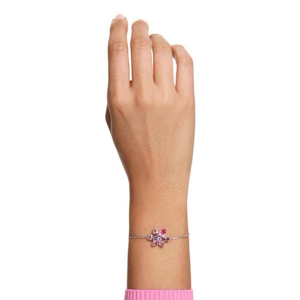 Bracelet Swarovski Gema cristaux roses - vue 4