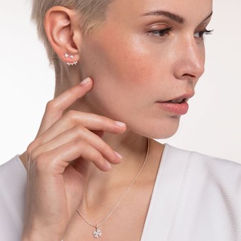 Collier Thomas Sabo trèfle argent oxydes