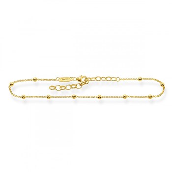 Chaîne de cheville Thomas Sabo argent plaqué or