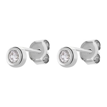 Boucles d'oreilles puces en argent Agatha
Collection Brillant
