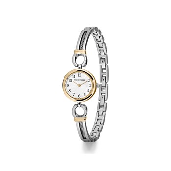 Montre femme analogique Trendy Kiss - Bracelet semi-rigide avec câble en acier - Reine