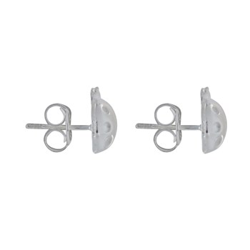 Boucles d'Oreilles Clous Argent 925 Coccinelle