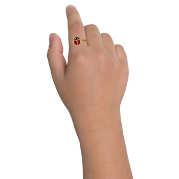 Bague Enfant Plaqué Or Coccinelle