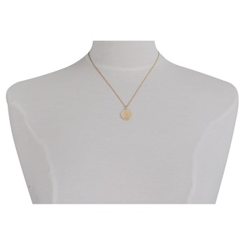 Gold-plated Lion Constellation and Strass Pendant