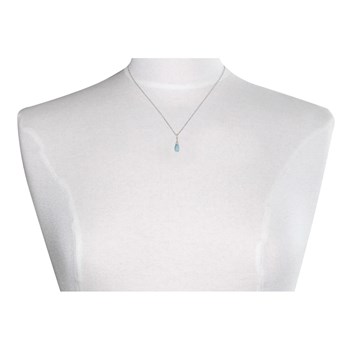 Pendentif Argent 925 Petite Goutte de Larimar