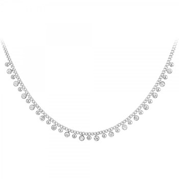 SC Crystal necklace with sparkling crystals