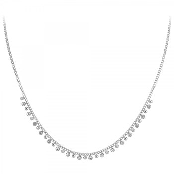 SC Crystal necklace with sparkling crystals