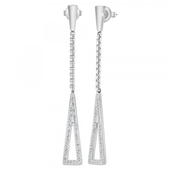 SC Crystal earrings with sparkling crystals