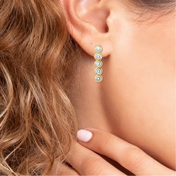 Boucles d'oreilles SC Bohème ornées de Cristaux scintillants