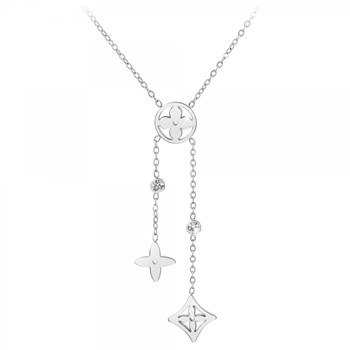 SC Crystal necklace with sparkling crystals