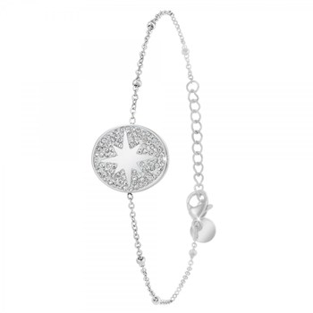 Bracelet SC Crystal orné de Cristaux scintillants blancs