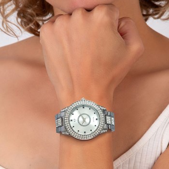 Montre Enora élégante ornée de Cristaux scintillants SC Crystal