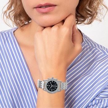 Montre Elyssa élégante ornée de Cristaux scintillants SC Crystal
