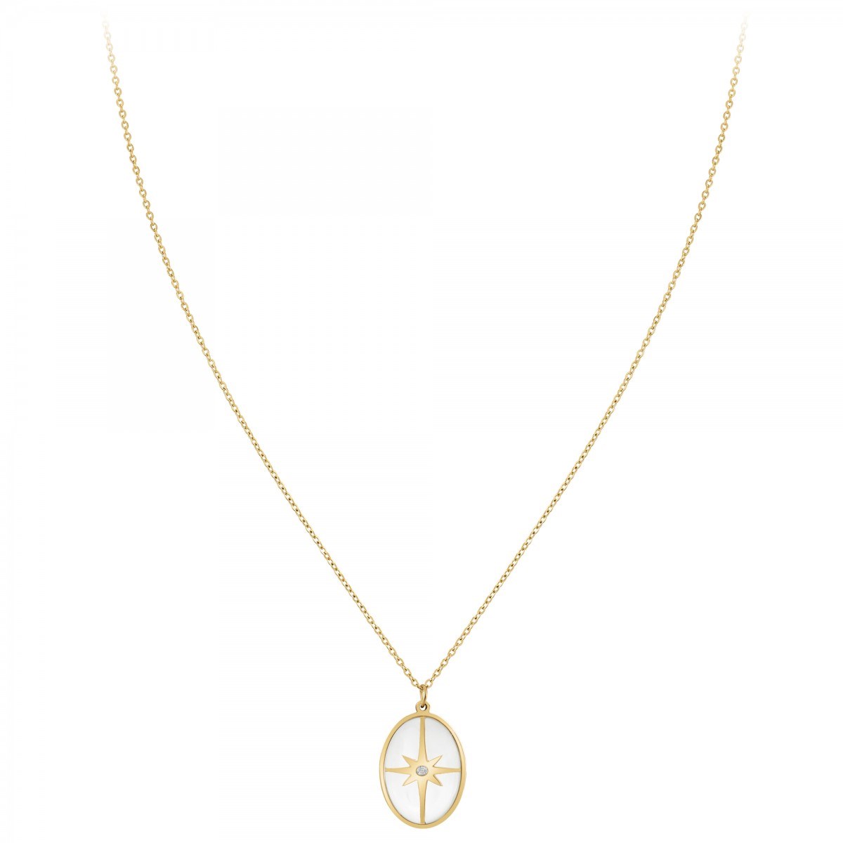Collier par SC Bohème orné d'un véritable diamant blanc - vue 3