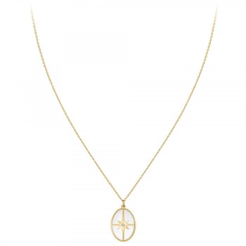 Collier par SC Bohème orné d'un véritable diamant blanc
