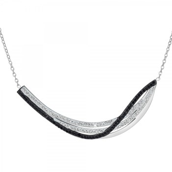 SC Crystal necklace with sparkling crystals