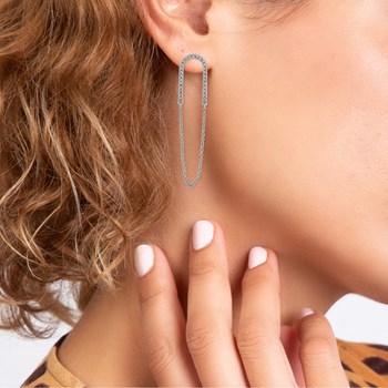 SC Crystal earrings adorned with Zirconium