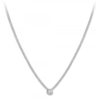 SC Crystal necklace with sparkling crystals
