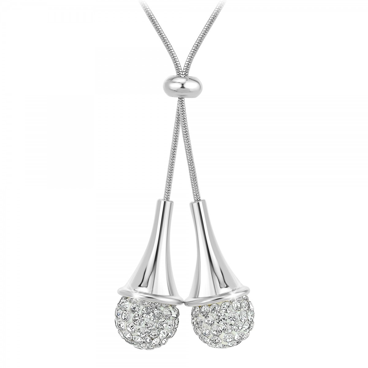 Collier SC Crystal orné de Cristaux scintillants