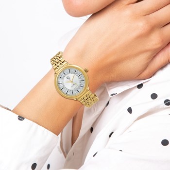 Montre Amanda élégante ornée de Cristaux scintillants SC Crystal