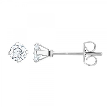 Boucles d'oreilles SC Crystal ornées d'un Cristal scintillant