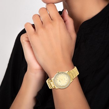 Montre Andréa élégante ornée de Cristaux scintillants SC Crystal
