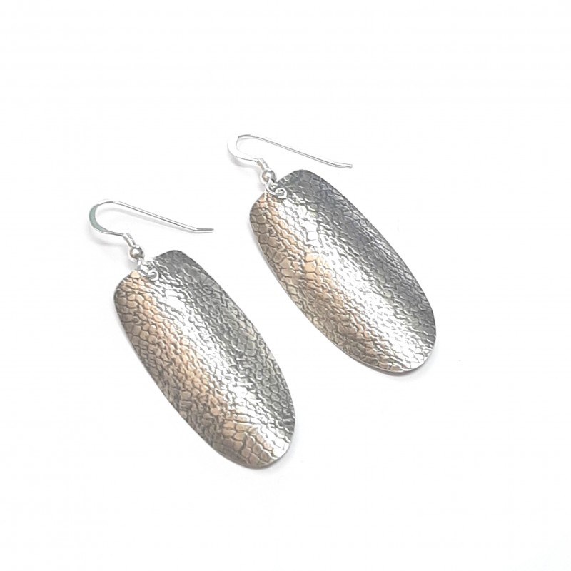 Boucles d'Oreilles Ethniques Tramas Argent 925