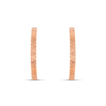 Boucles d'oreilles Aleyna plaqué or rose
