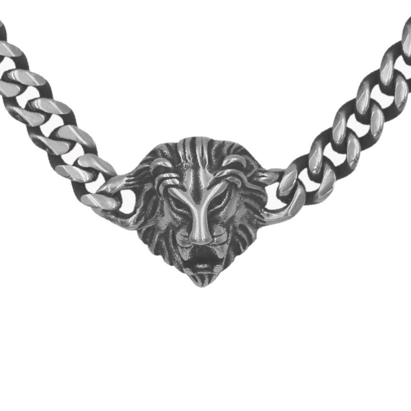 Bracelet Acier - Tête de Lion - Homme - vue 2