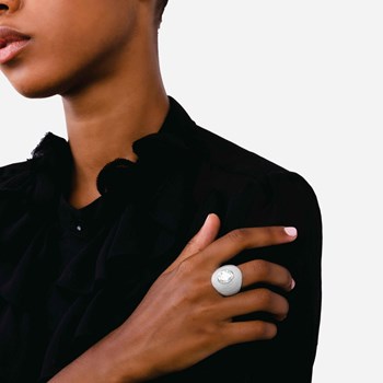 Bague Lexie blanche
