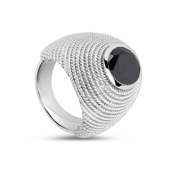 Bague Lexie noire