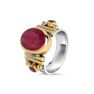 Bague Lison Sillimanite rouge GUIOT DE BOURG PARIS MATY