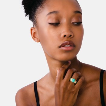 Bague Lison Malachite