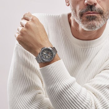 Montre automatique Fossil Bronson acier anthracite