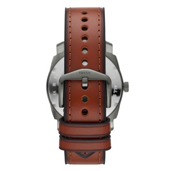 Montre Fossil Machine cuir brun