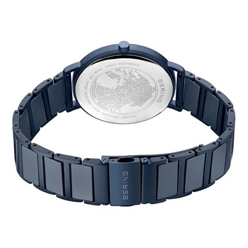 Montre femme Bering Slim céramique bleu