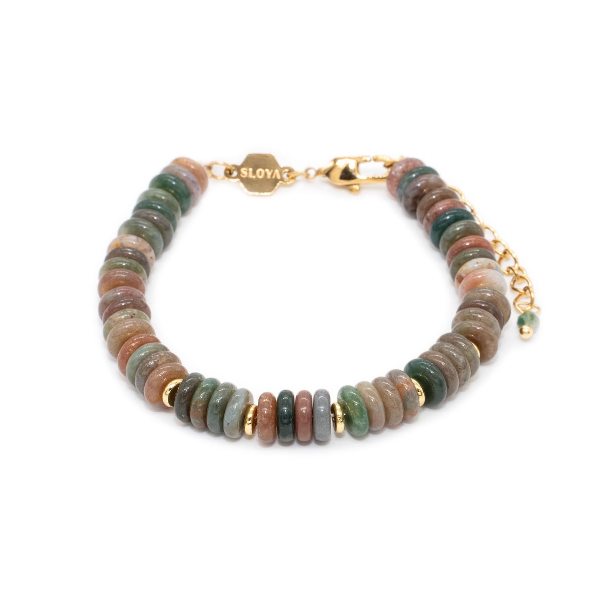 Bracelet Blima en pierres Agate Indienne