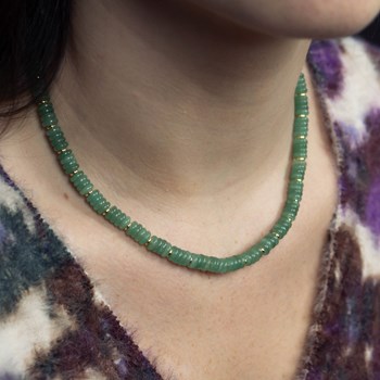 Collier Blima en pierres Aventurine