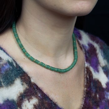 Collier Blima en pierres Aventurine