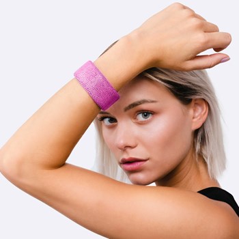 Fuchsia roggenarmband 30