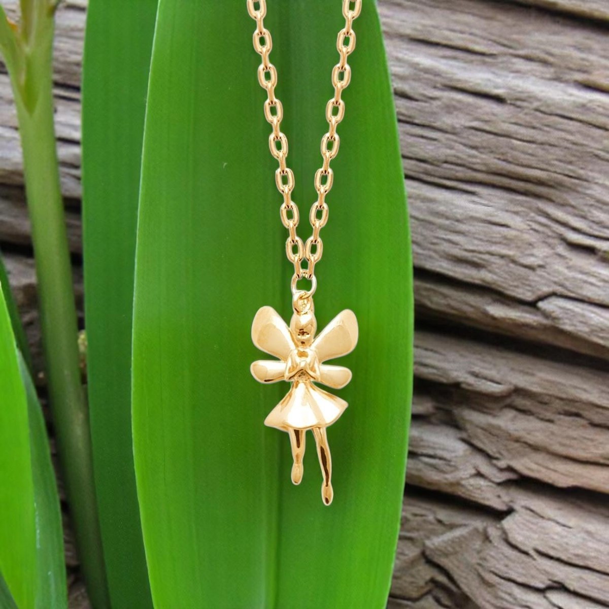 Collier fée Plaqué OR 750 3 microns - vue 4