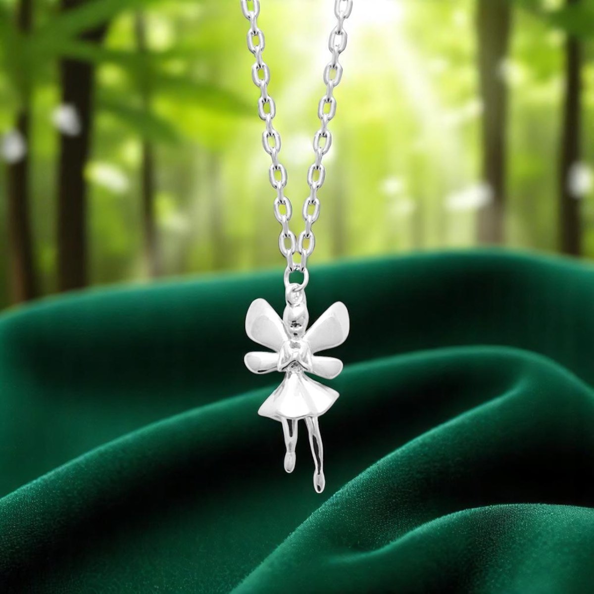 Collier fée Argent 925 Rhodié - vue 4