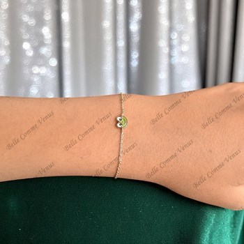 Bracelet grenouille émail coloré Plaqué or 750 3 microns
