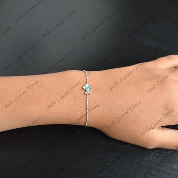 Bracelet poisson émail coloré Argent 925 Rhodié